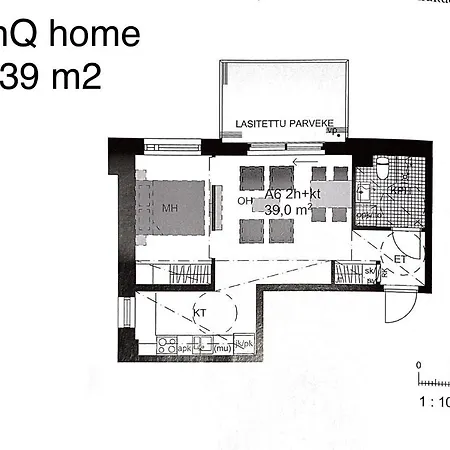 Qnq -pasila Lejlighed *